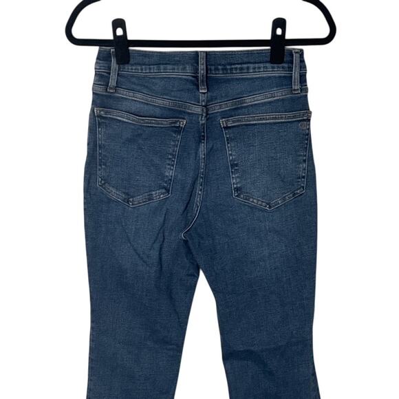 NWOT Madewell Mid Rise Kick Out Crop Jeans in Lenoir Wash Size 28 - Picture 11 of 14